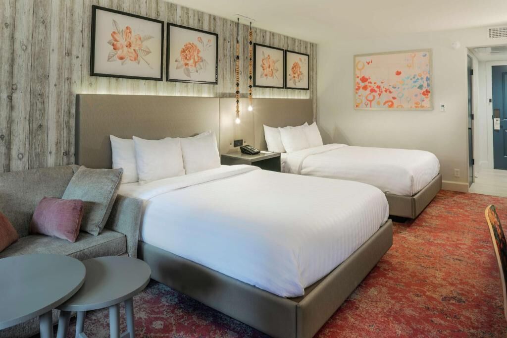 Premium bedding, pillowtop beds, in-room safe, individually decorated