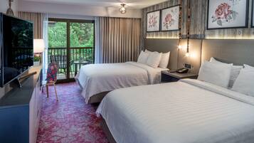 Premium bedding, pillowtop beds, in-room safe, individually decorated