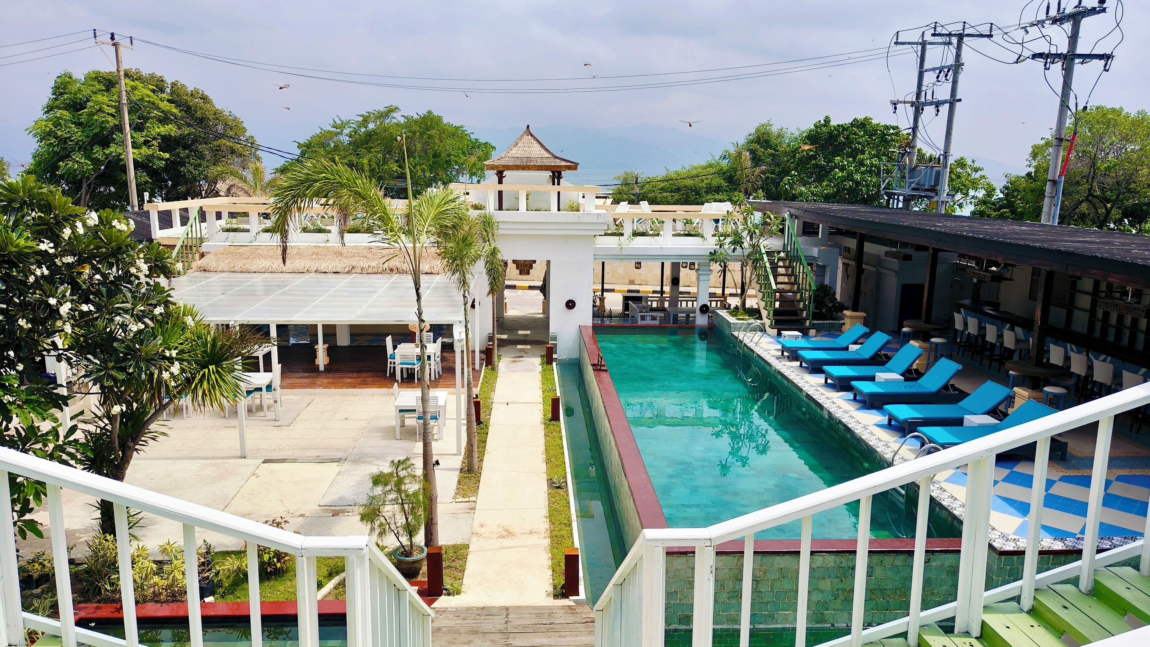 华丽双人房, 1 张特大床, 海景 | 沙滩/海景