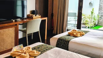 Standard Twin Room, 2 Twin Beds | Premium bedding, pillowtop beds, minibar, in-room safe