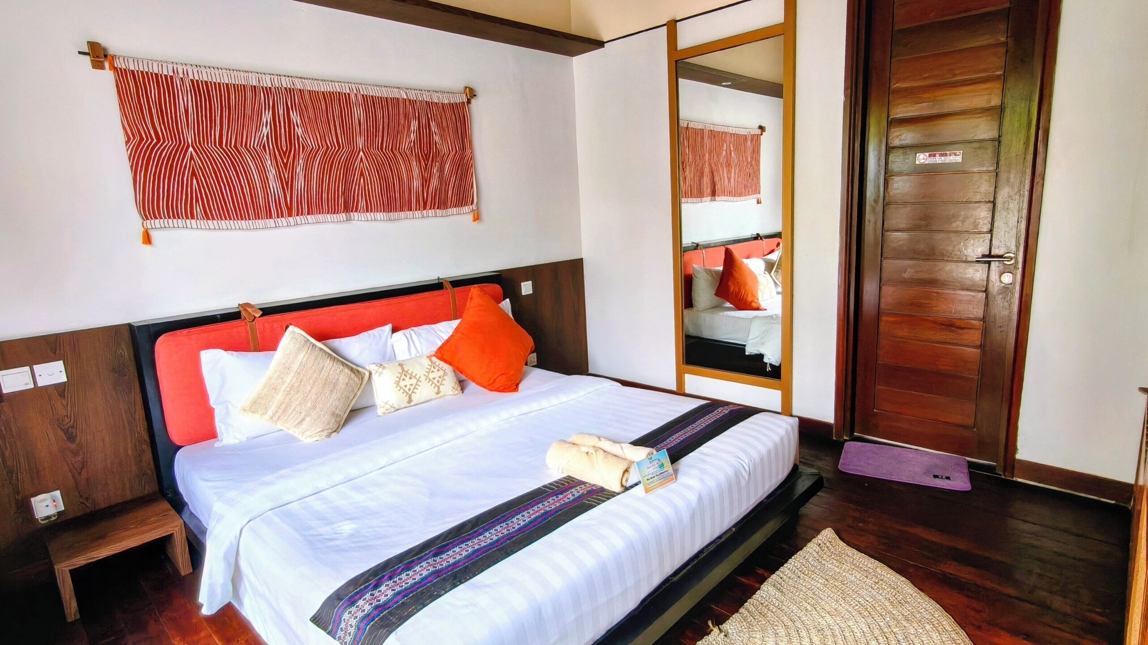 Dobbeltrom – standard, 1 kingsize-seng | Sengetøy av topp kvalitet, senger med overmadrass og minibar