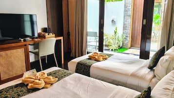 Standard Twin Room, 2 Twin Beds | Garden view