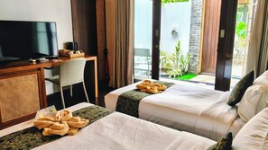 Standard Twin Room, 2 Twin Beds | Garden view