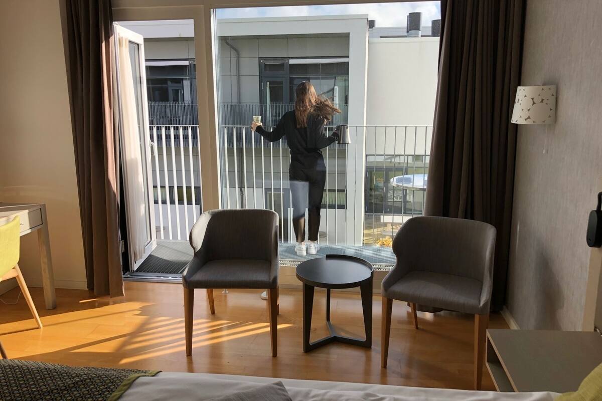 superior room | premium bedding, soundproofing, cots/infant beds, free wifi