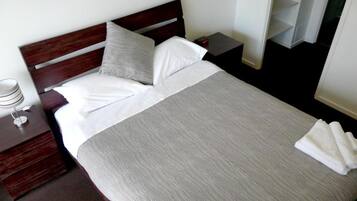 Laptop workspace, iron/ironing board, WiFi (free), bed sheets