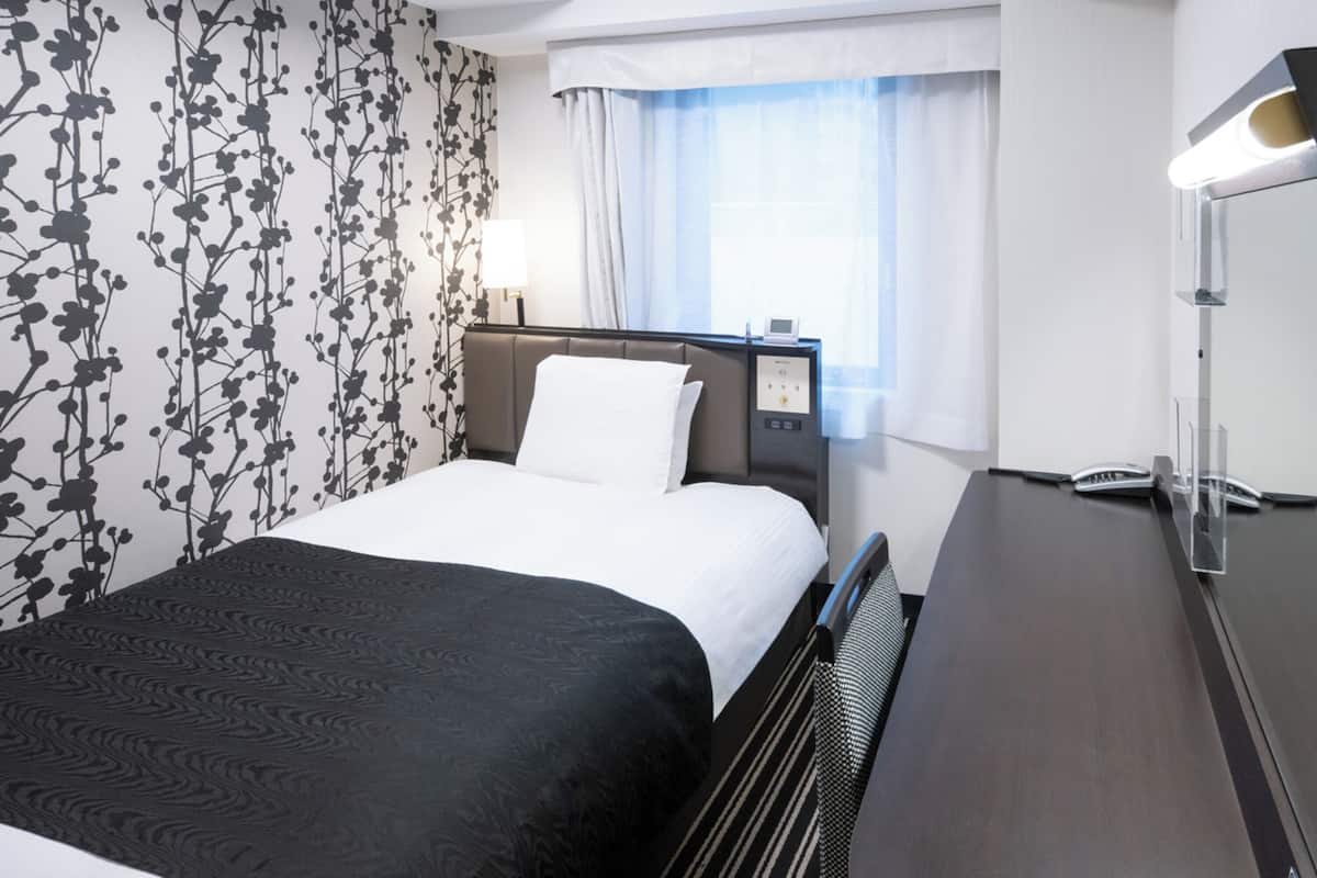 Premium bedding, desk, free WiFi, bed sheets