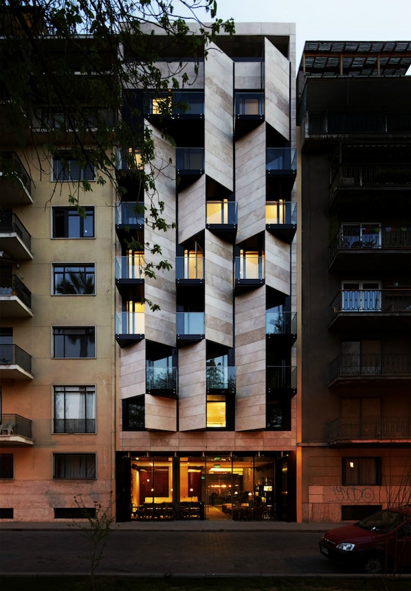 Fassade der Unterkunft