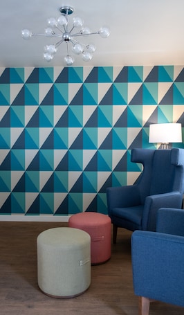 Sala de estar en el lobby. The Ocean Front at Seaside