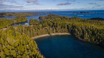 Cabaña Prestigio, frente al océano | Terraza o patio