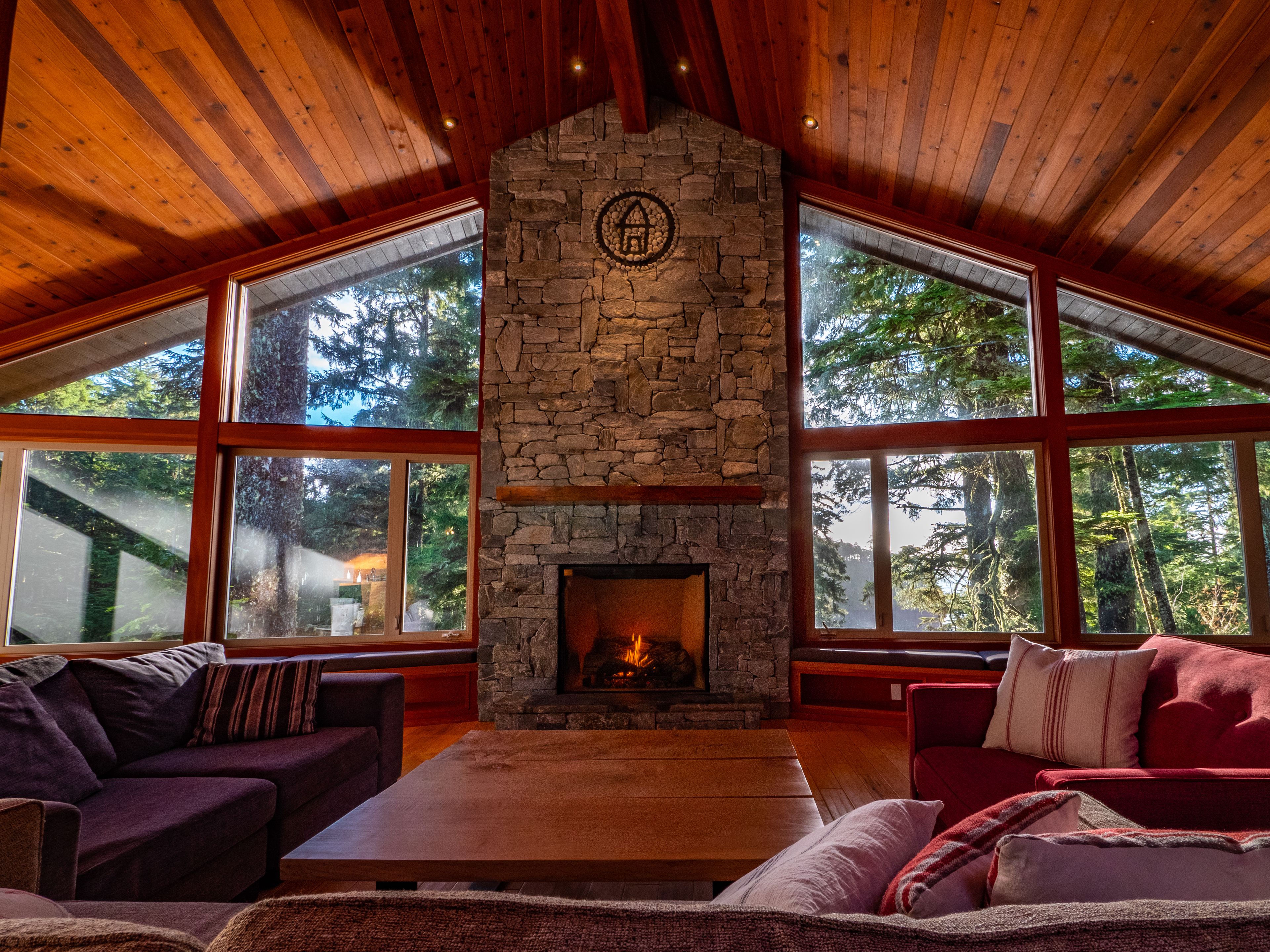 The Lodge Suites (No Kids or Pets) | Living area | Fireplace