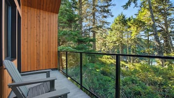 Signature-Ferienhütte, 1 Schlafzimmer, Meerblick | Terrasse/Patio