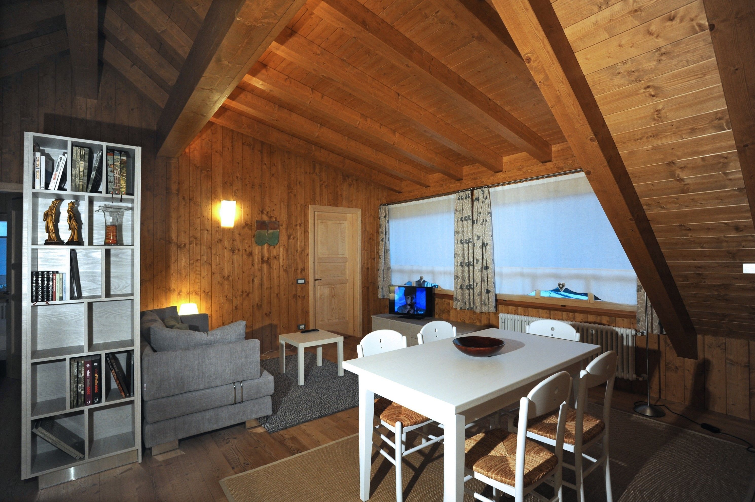 superior apartment, 2 bedrooms, mountain view (adele) | living area | tv