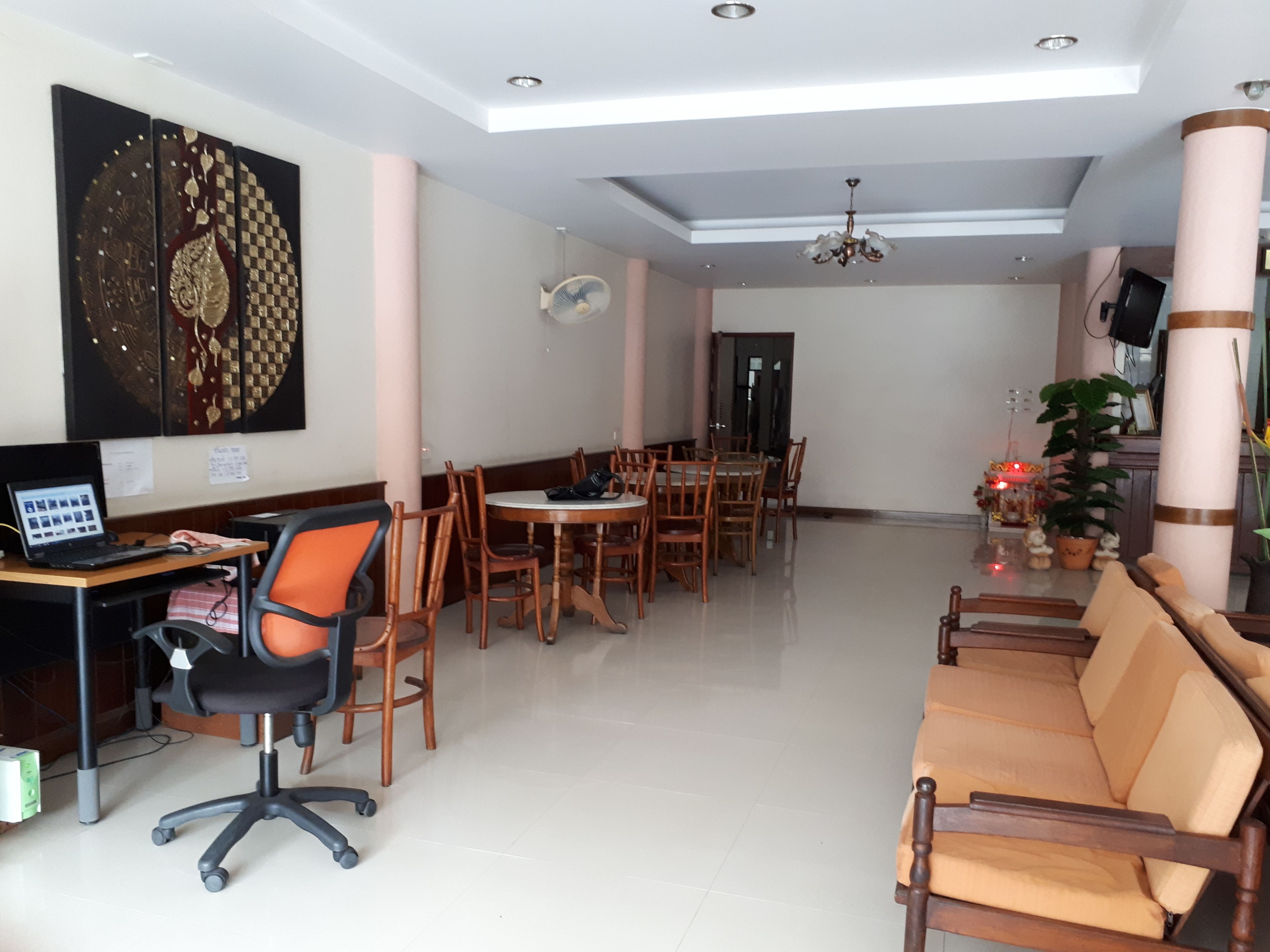 Sala de estar en el lobby