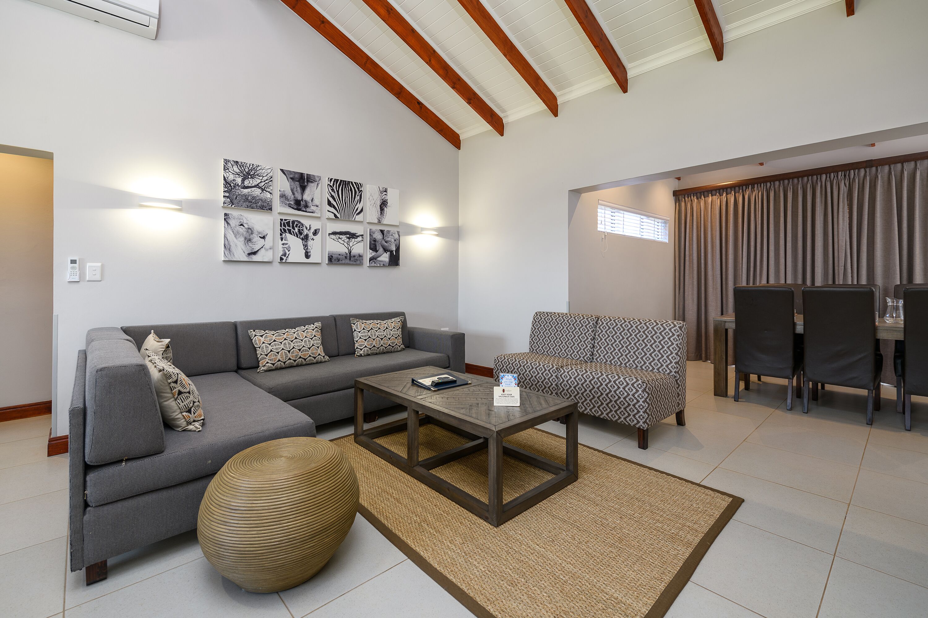 Three Bedroom Luxury Chalet | Living area | Flat-screen TV