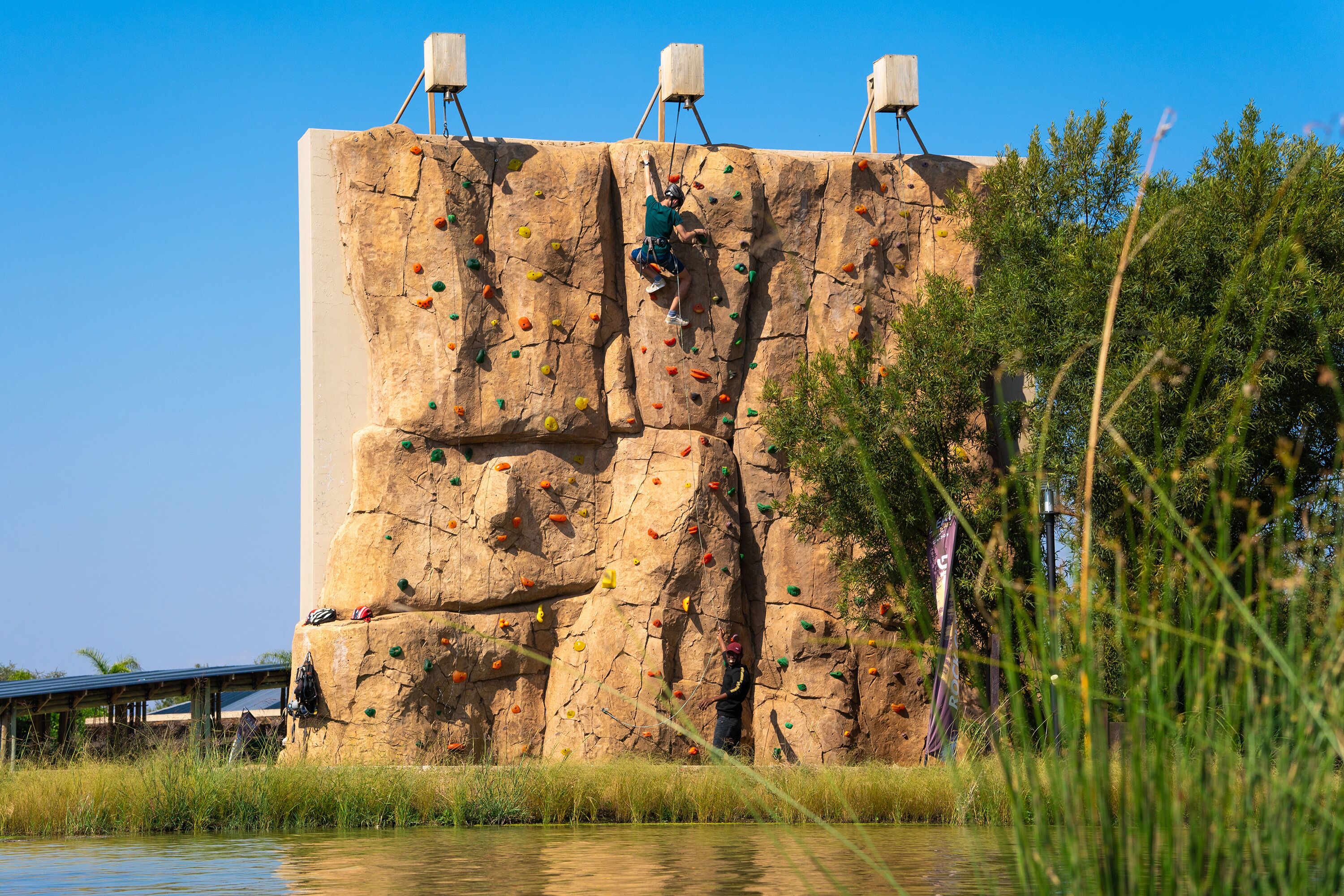 outdoor rock climbing