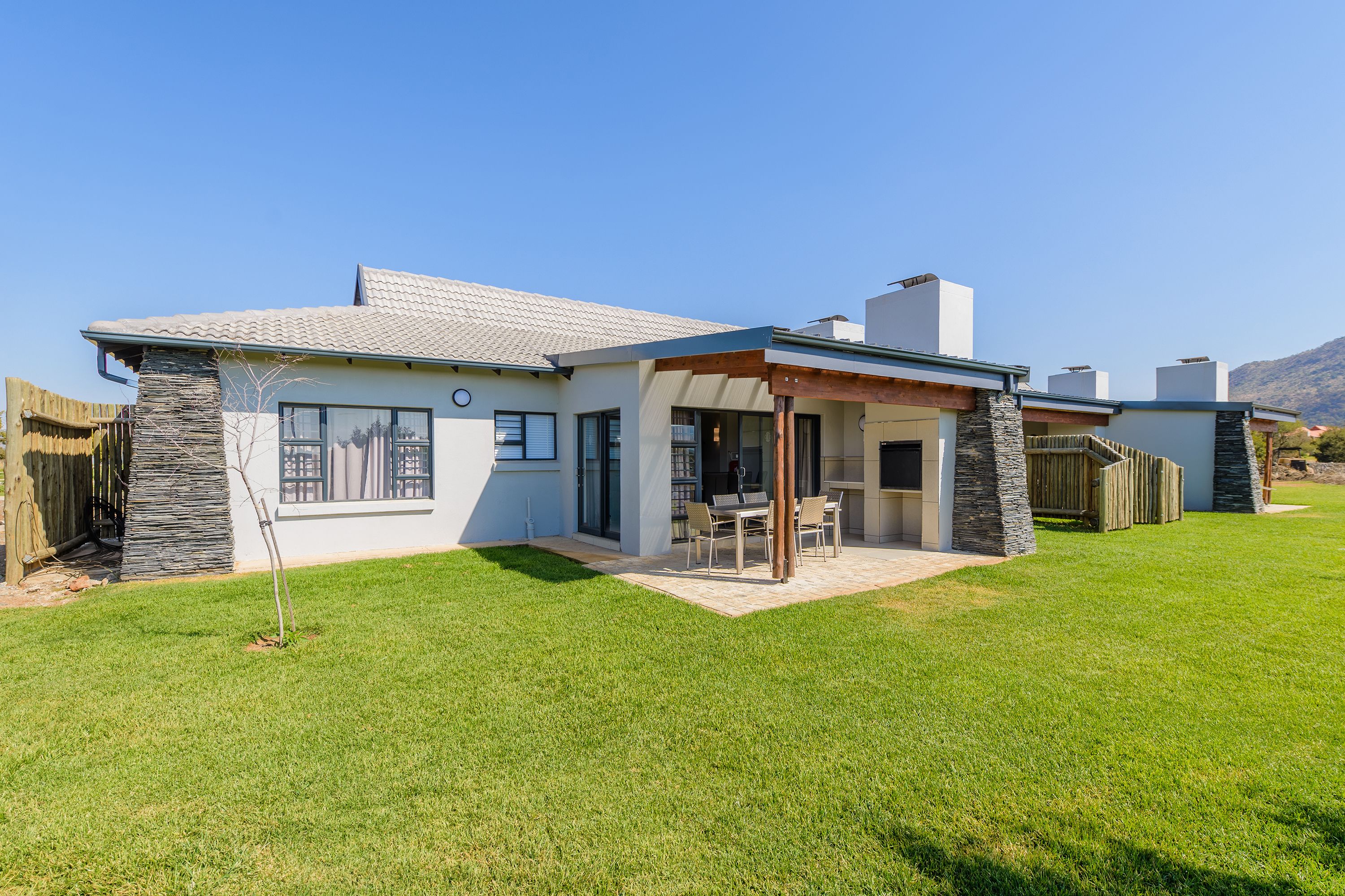 Chalet, 2 slaapkamers | Uitzicht op de tuin