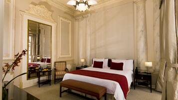 Premium bedding, pillowtop beds, in-room safe, individually decorated