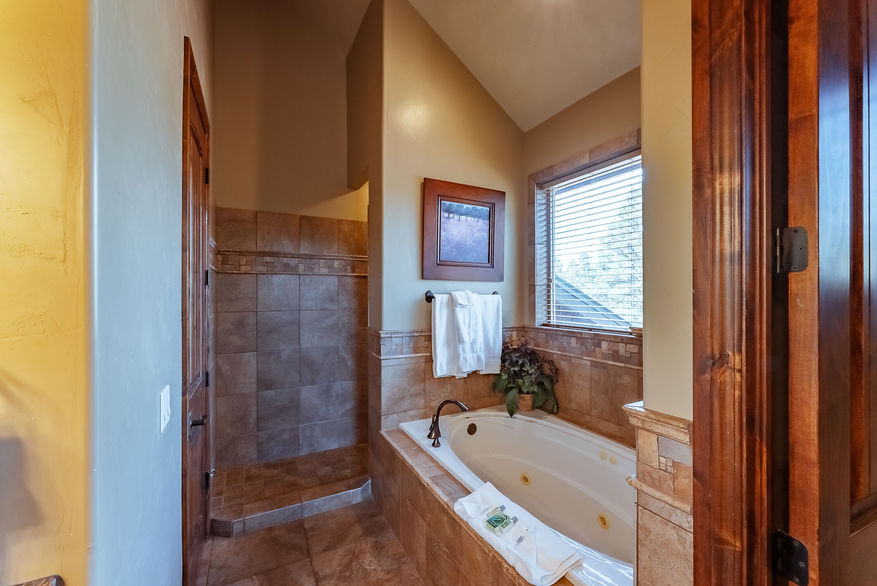 house, multiple beds | bathroom
