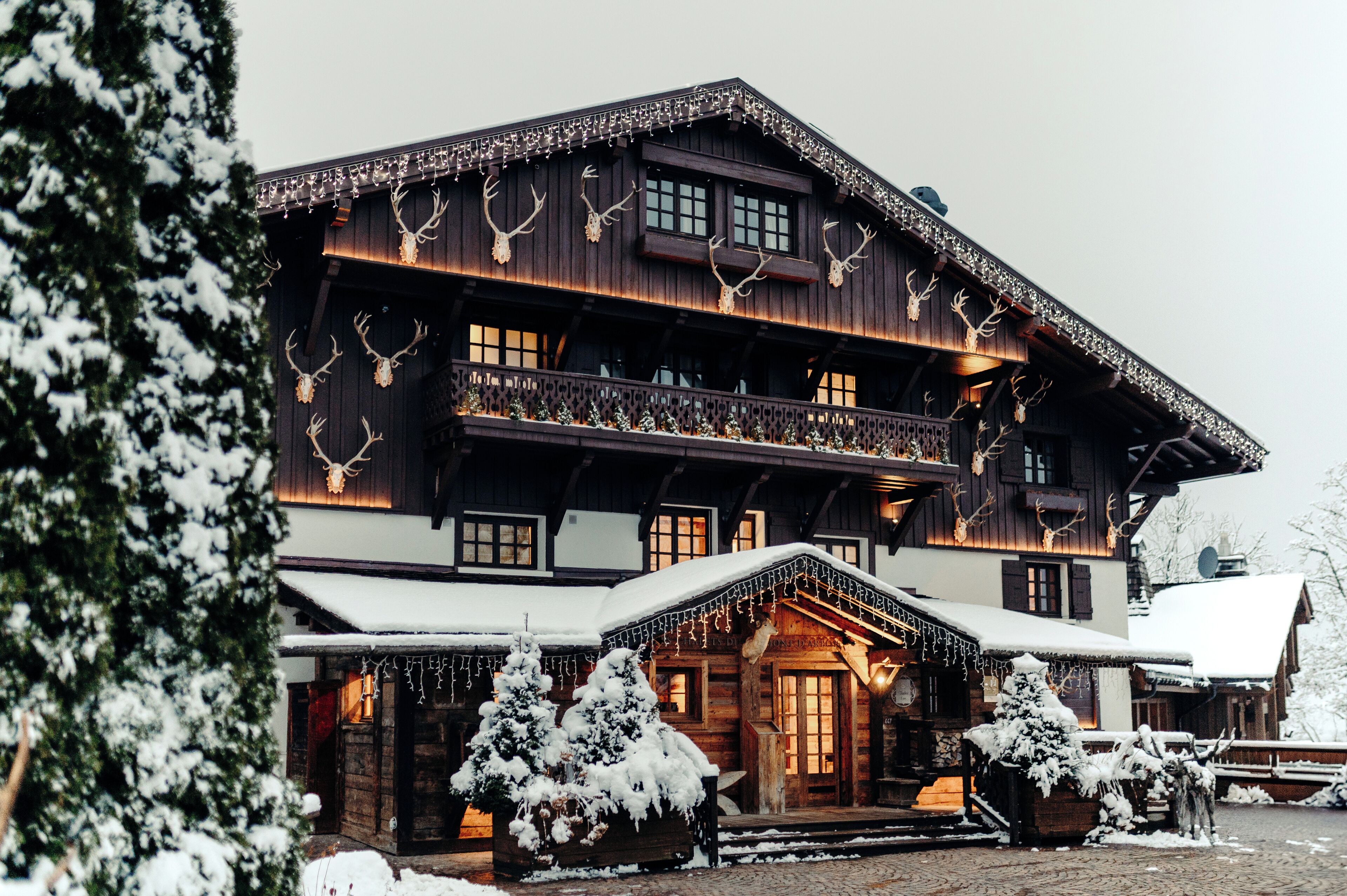 Overnatningsstedets facade