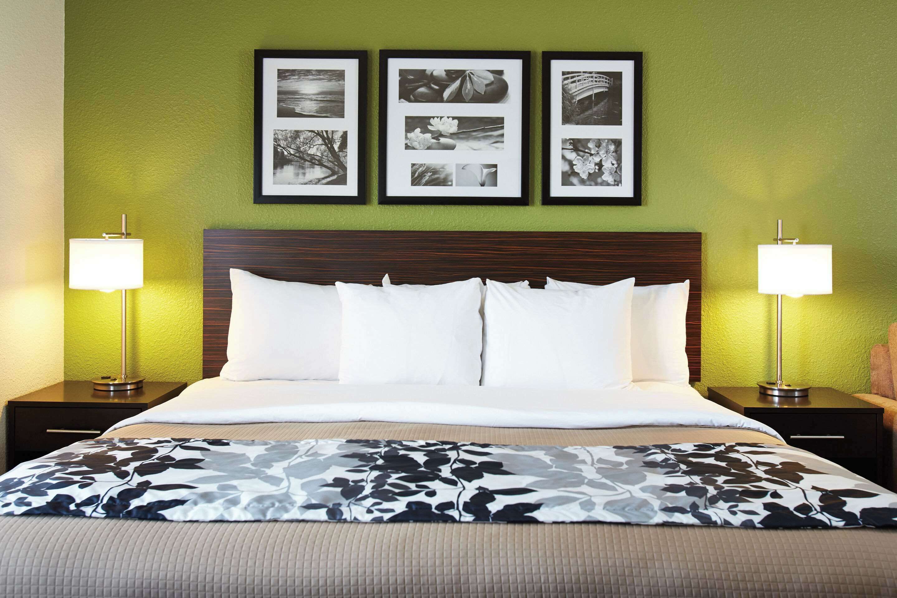 pillow-top beds, desk, blackout curtains, iron/ironing board