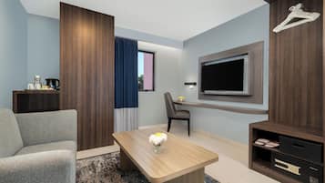 خزنة داخل الغرفة ومكتب وواي فاي مجانًا وملاءات أسرّة