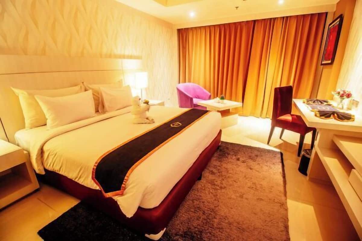 1 soveværelse, premium-sengetøj, minibar, pengeskab på værelset