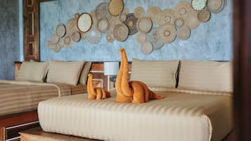 Family Bungalow Seaview - Air Conditioning | 1 habitación, muebles diferentes, wifi gratis y ropa de cama