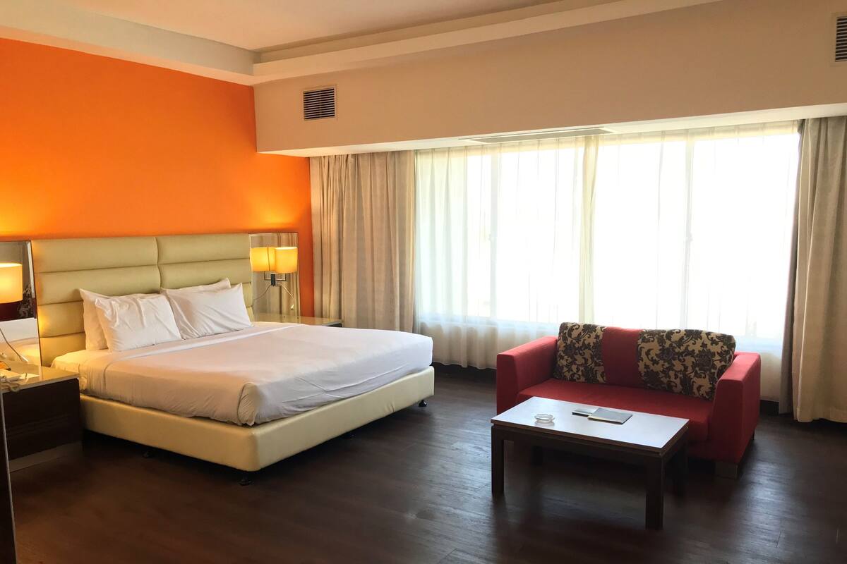 Minibar, Zimmersafe, Schreibtisch, Bügeleisen/Bügelbrett