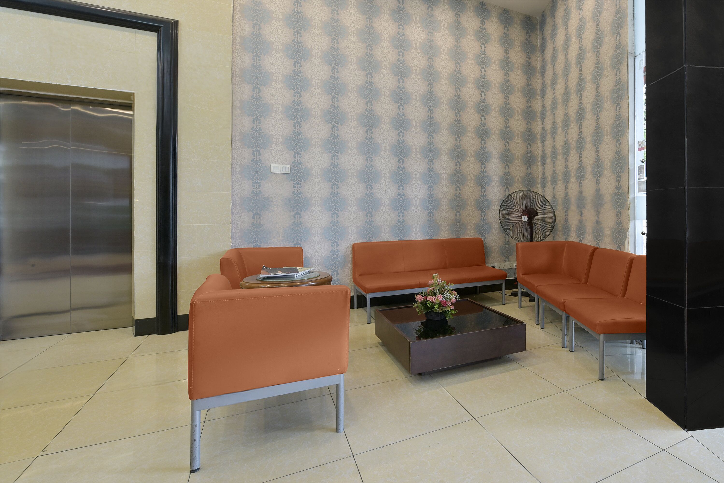 Lobby sitting area