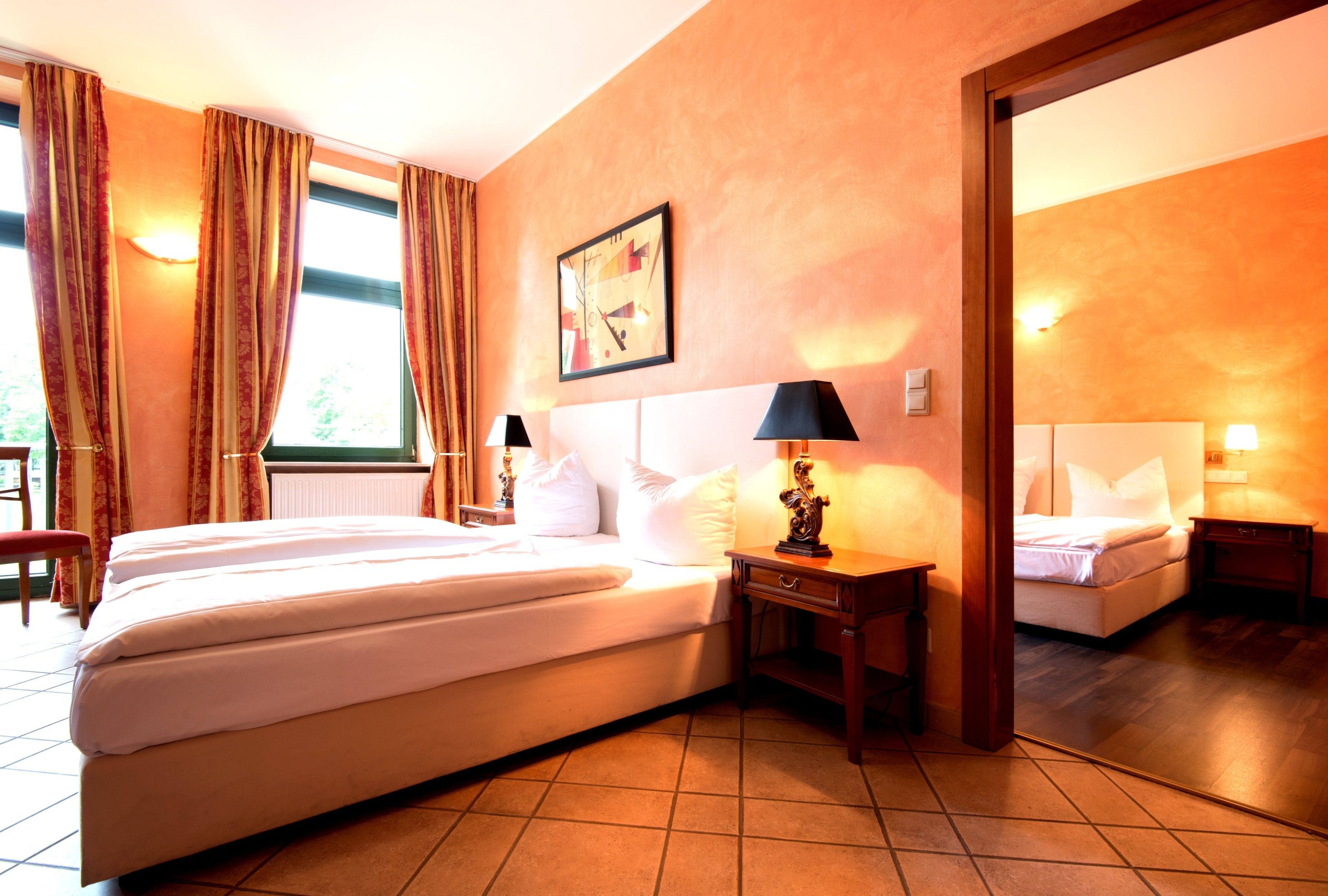 hypo-allergenic bedding, minibar, in-room safe, desk