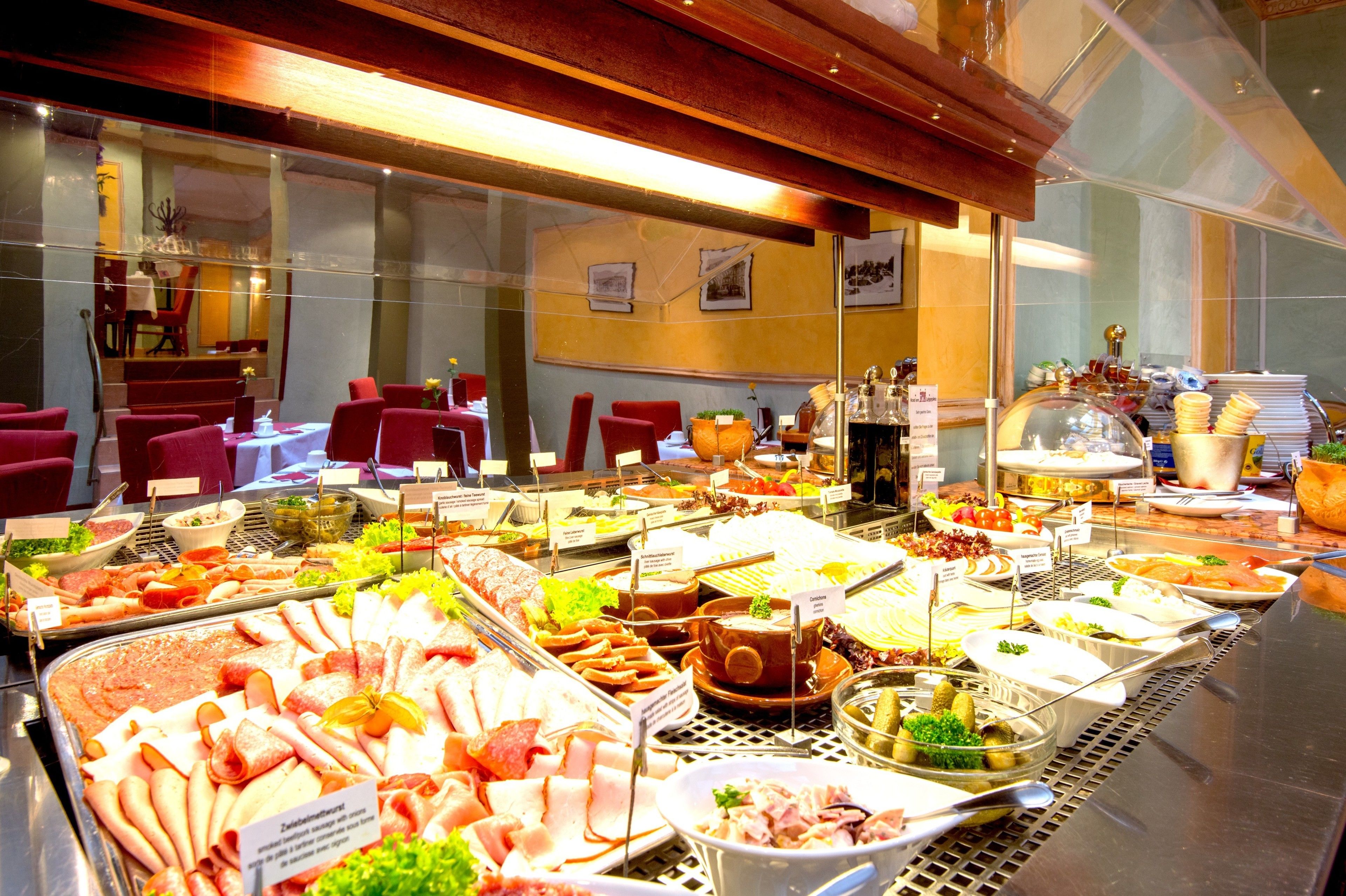 daily buffet breakfast (eur 19.50 per person)