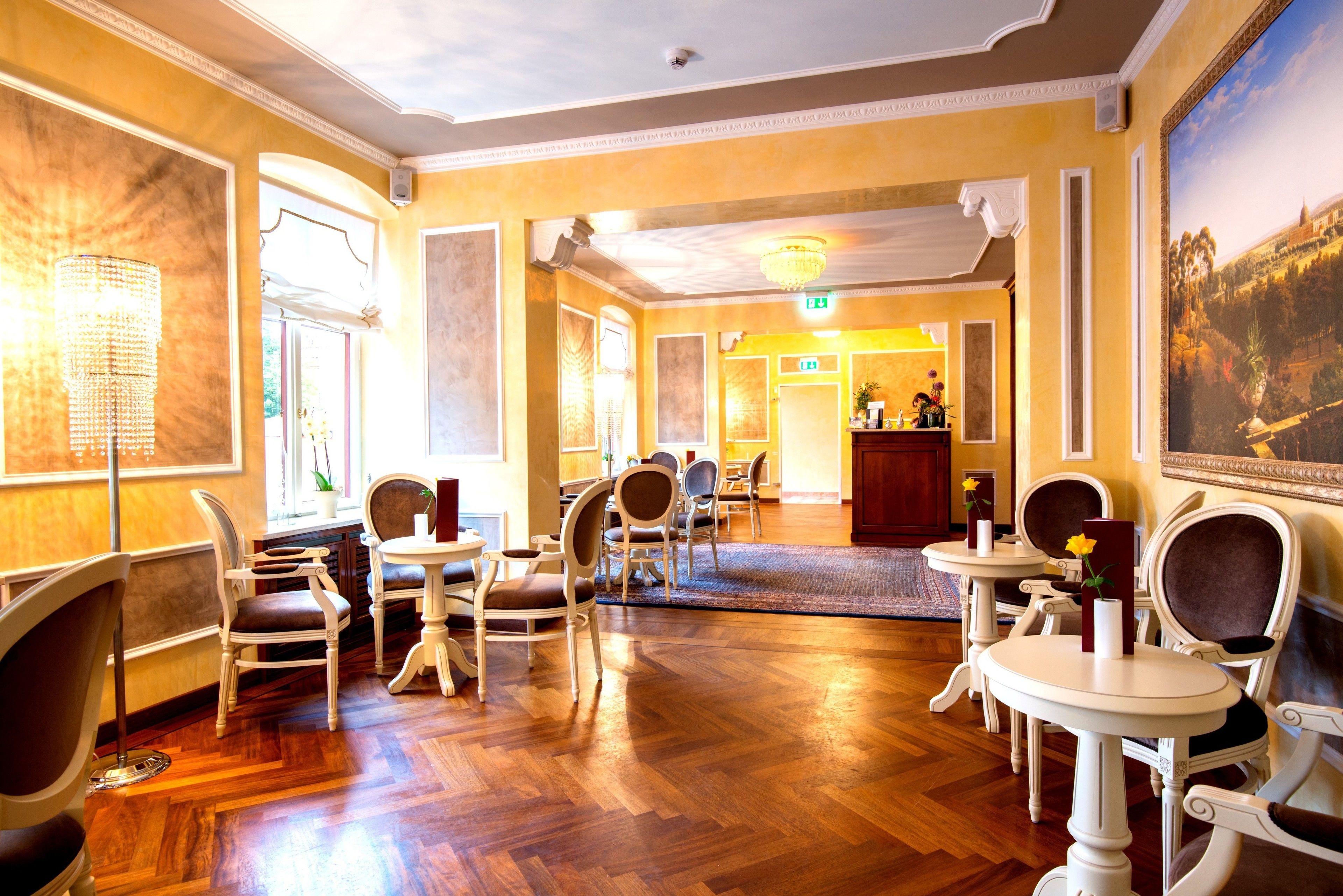 Zona de estar del vestíbulo