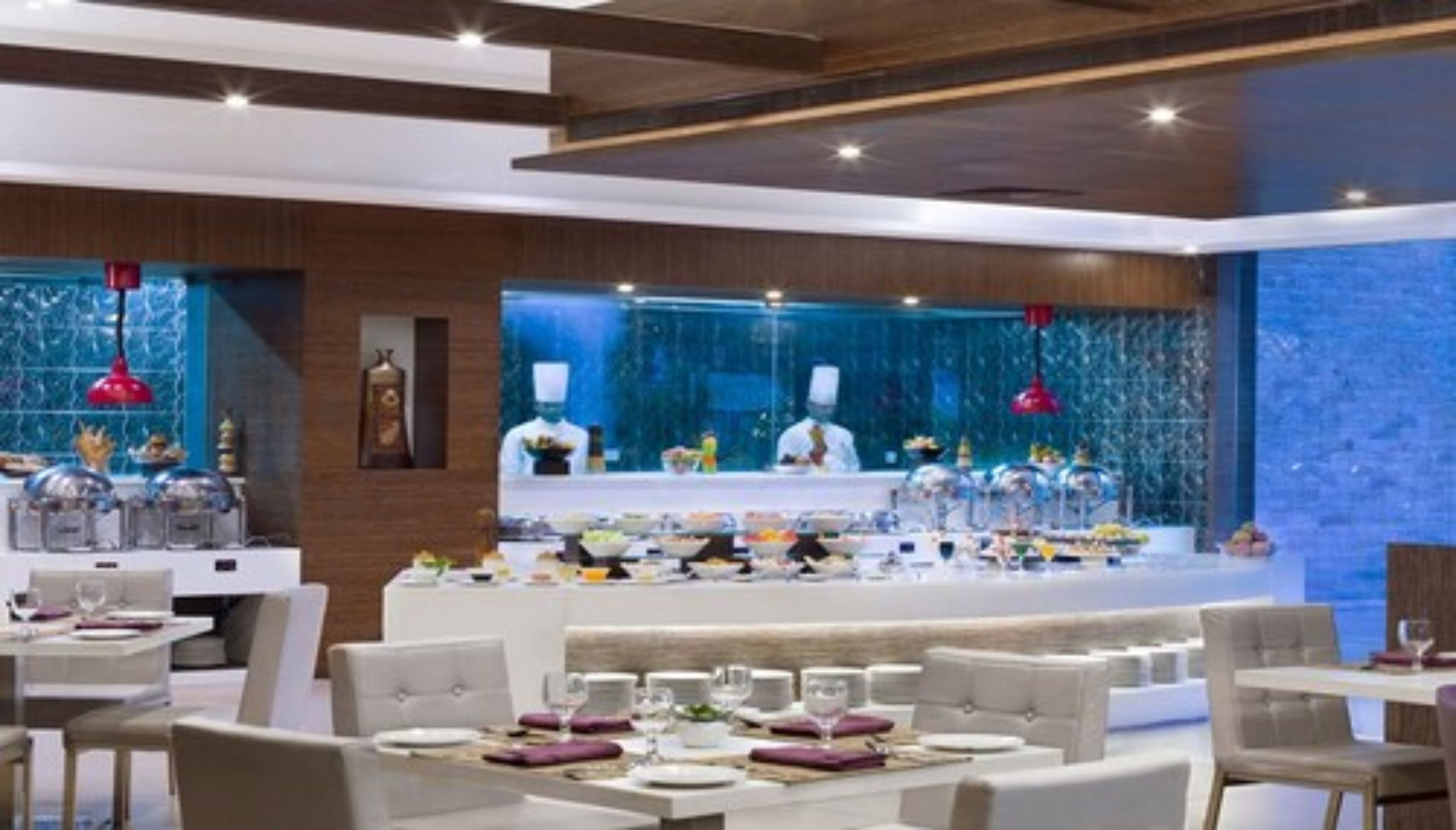 Daily buffet breakfast for a fee