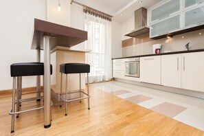 公寓, 1 間臥室 (Atlantis 6) | 私人廚房 | 大型雪櫃/冰箱、微波爐、爐具、洗碗機