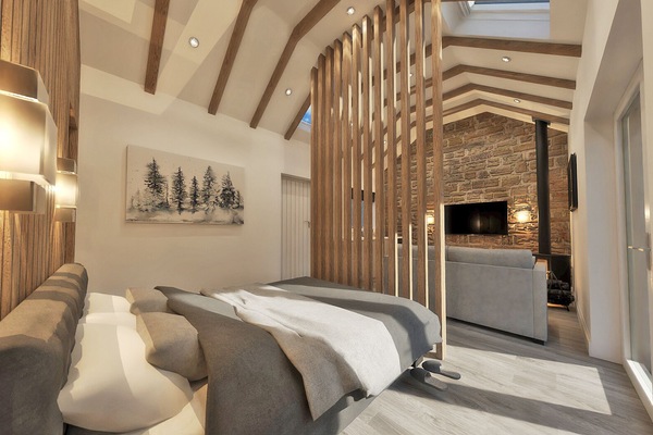 Luxury Cabin, 1 Bedroom (Chalet) | In-room safe, iron/ironing board (on request), individually furnished