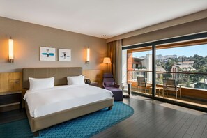 Superior Room, Balcony, Pool View | In-room safe, desk, laptop workspace, blackout drapes