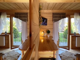 Deluxe Double Room, 1 Double Bed, Garden View, Garden Area | Living area | 32-inch flat-screen TV with digital channels, TV