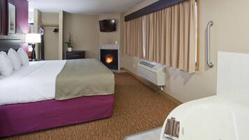 Deluxe Suite, 1 King Bed, Non Smoking (One-Bedroom) | Premium bedding, blackout drapes, iron/ironing board