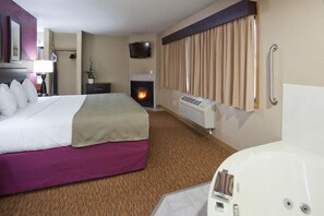 豪華套房, 1 張特大雙人床, 非吸煙房 (One-Bedroom) | 高級寢具、遮光布/窗簾、熨斗/熨衣板、免費搖籃/嬰兒床