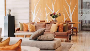 Sala de estar en el lobby