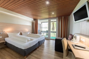 Habitación Confort (A) | Ropa de cama hipoalergénica y caja de seguridad en la habitación