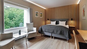 Standaard tweepersoonskamer | Luxe beddengoed, donsdekens, een bureau, gratis wifi
