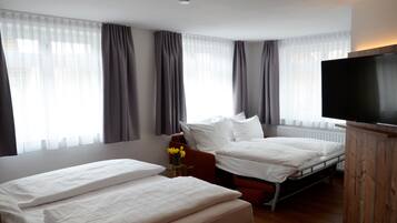 Ropa de cama de alta calidad y minibar