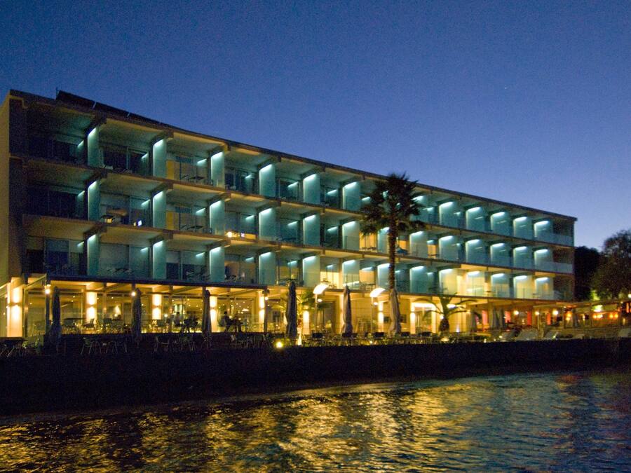 Front of property - evening/night