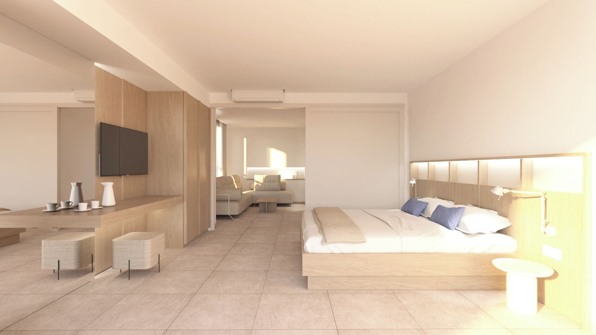 Junior-Suite, Meerblick | Minibar, Zimmersafe, Schreibtisch, laptopgeeigneter Arbeitsplatz