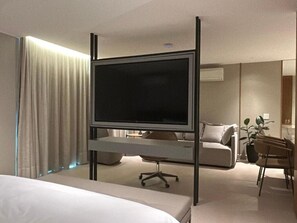 Bungalow | Minibar, coffres-forts dans les chambres, bureau, Wi-Fi gratuit