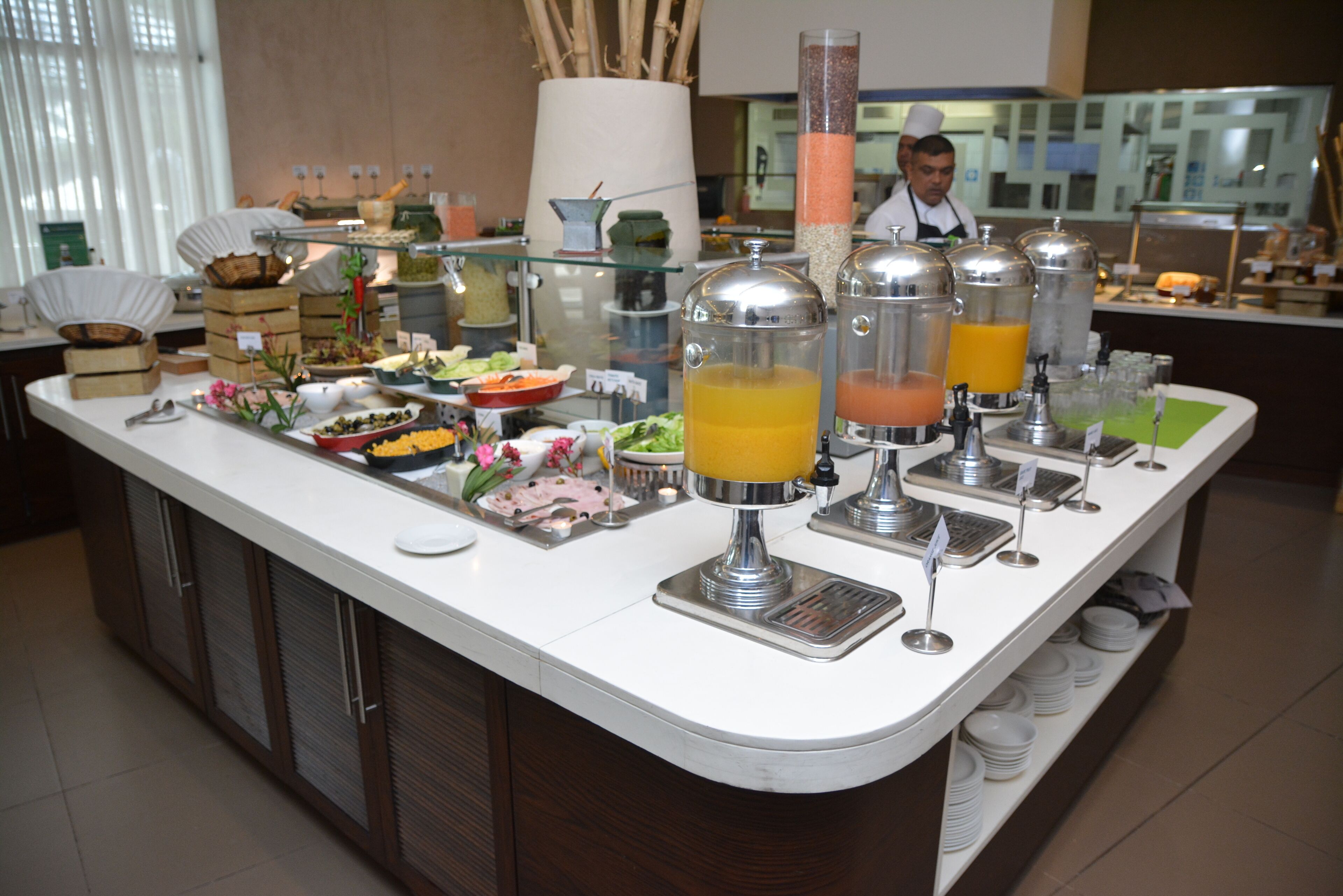 Daily buffet breakfast (EUR 15 per person)