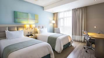 Premium bedding, minibar, in-room safe, desk