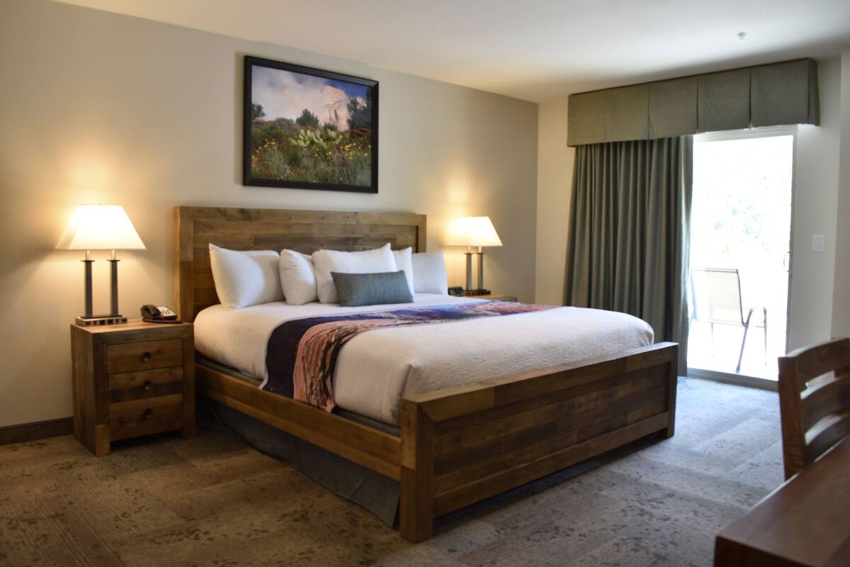 Standard Room, 1 King Bed, Mountain View | In-room safe, blackout drapes, iron/ironing board, WiFi (free)