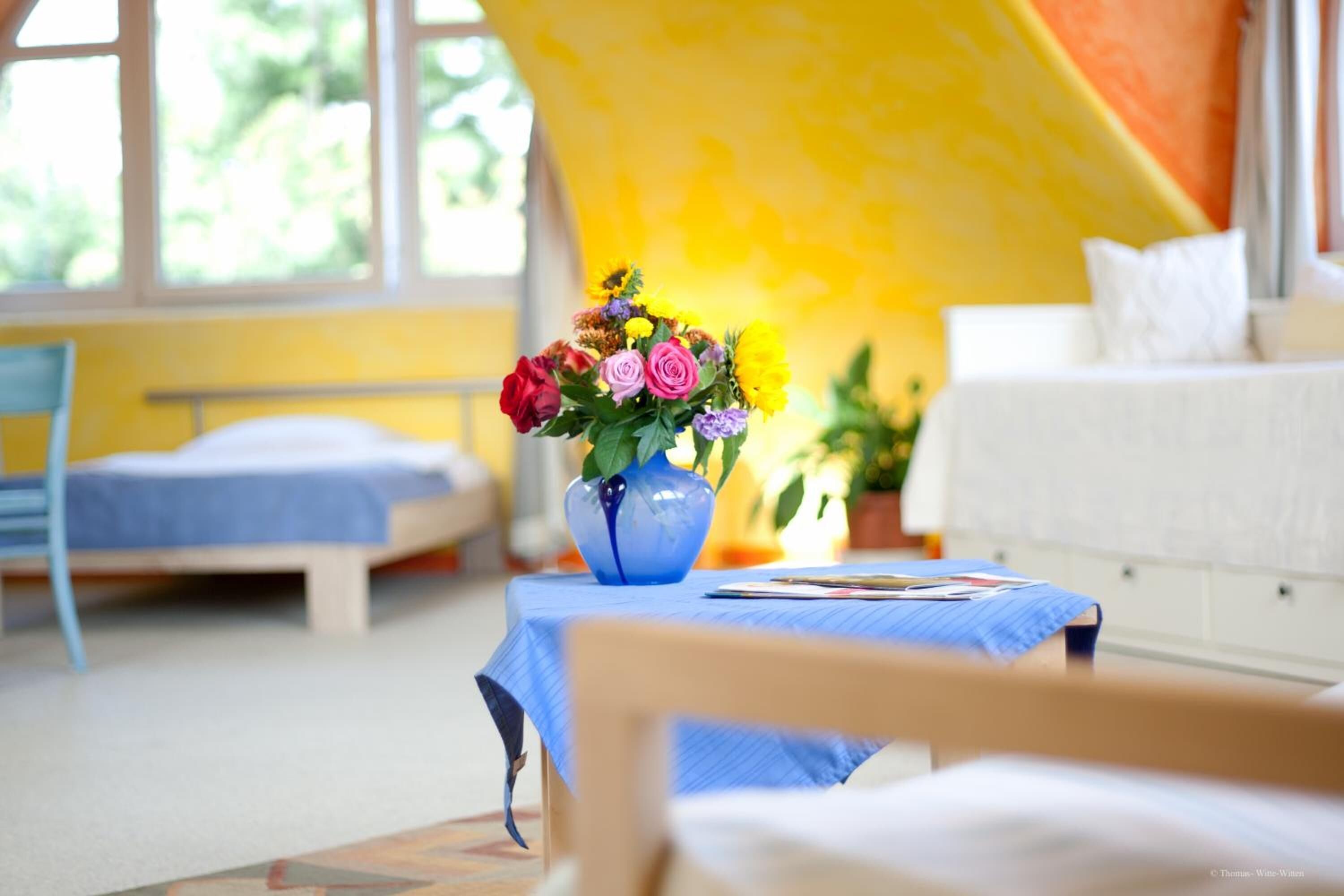 hypo-allergenic bedding, individually decorated, desk, blackout curtains